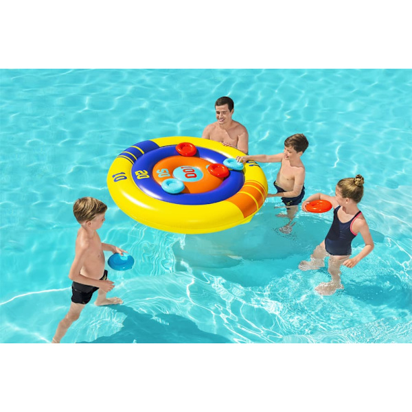 Inflatable Pool Game Arcade Shield, Frisbee 140 cm Bestway 52566