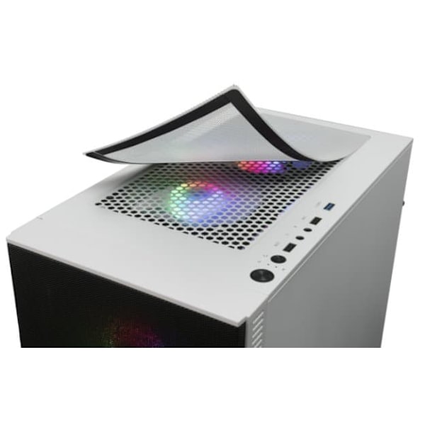 Mars Gaming MCZW PC Case ARGB White