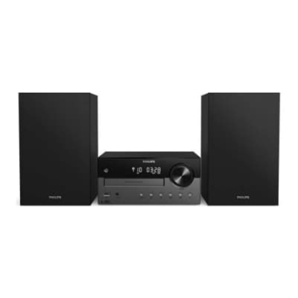 PHILIPS Micro music system 60 W CD MP3-CD USB DAB+ FM 2.0 channel Sort, Grå