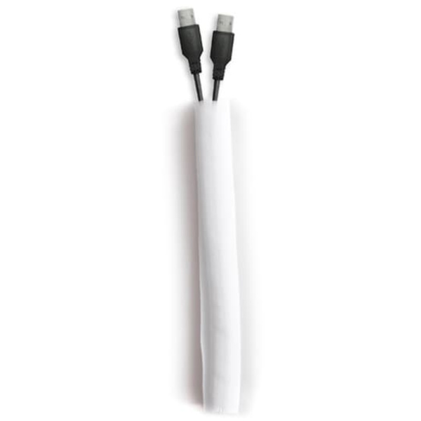 Multibrackets M Universal Cable Sock Self Wrapping 19mm White 25m | Polyester | White | 25m