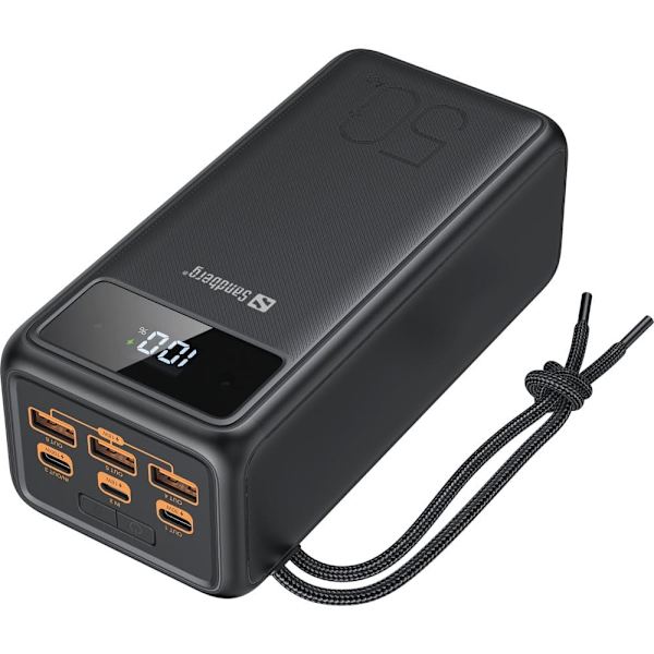 Sandberg 420-75 Powerbank USB-C PD 130W 50000 Sort