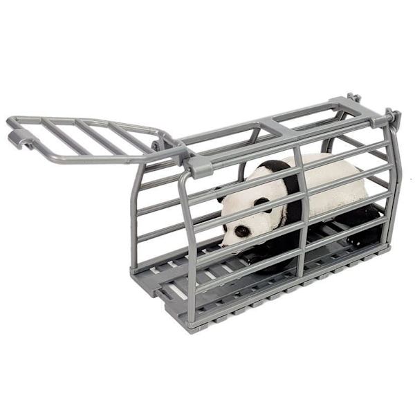 Quad with a Trailer Transporter Figurines Panda