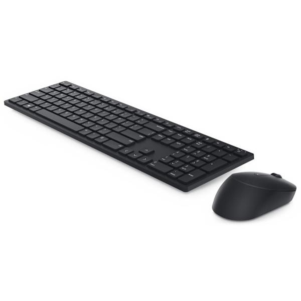 Dell KM5221W Pro | Keyboard and Mouse Set | Wireless | Ukrainian | Black | 2.4 GHz Sort