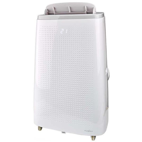 NEDIS Wi-Fi chytrá klimatizace/ 16000 BTU/ 140 m3/ odvlhčování/ 3 rychlosti/ 65 dB/ Android/ iOS/ bílá
