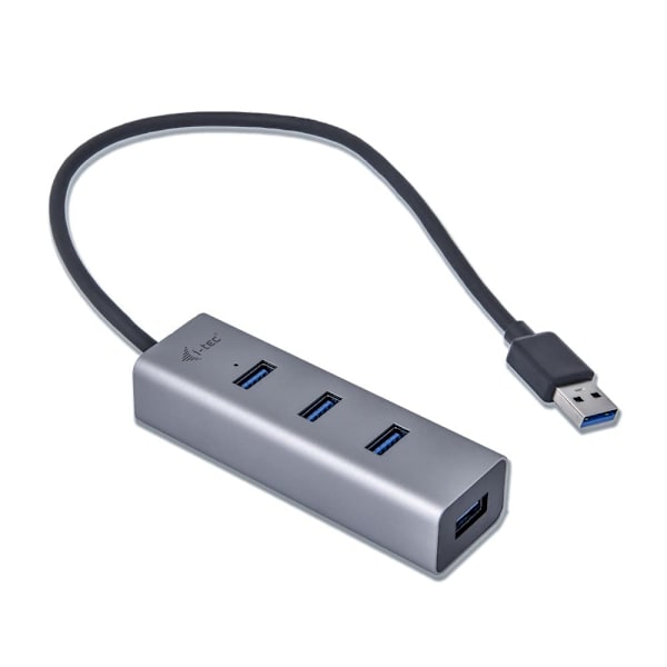 I-TEC USB 3.0 METAL 4-PORT HUB/PASSIVE 4XUSB 3.0 SPACE GREY