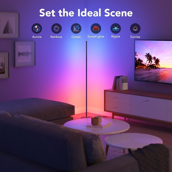Govee LED Floor Lamp Smart floor lighting Wi-Fi/Bluetooth