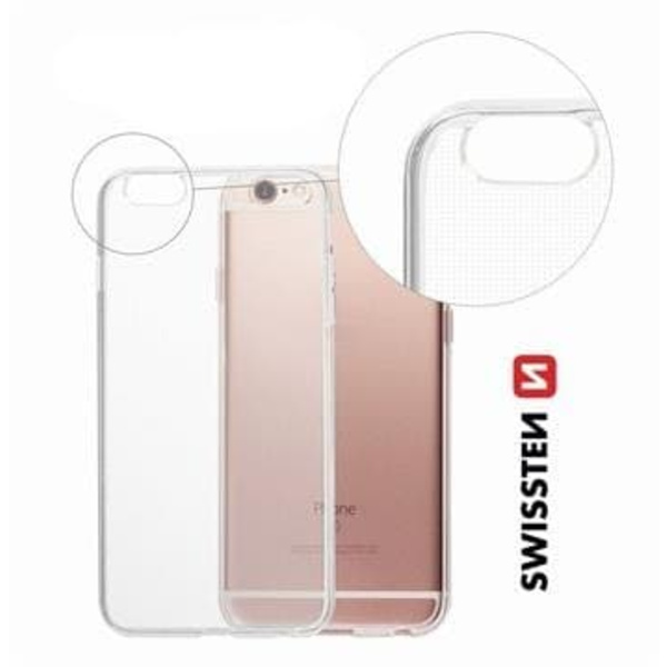 Swissten Clear Jelly Back Case 0.5 mm Silicone Case for Samsung G955 Galaxy S8 Plus Transparent