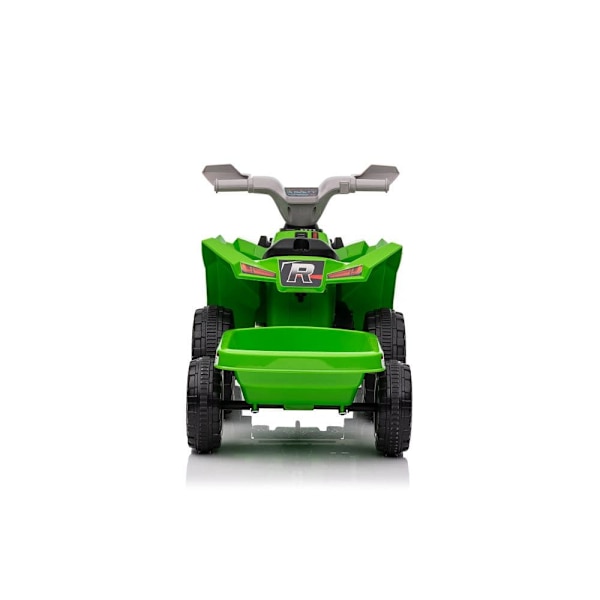 XMX630T Green Battery Quad Bike With Trailer