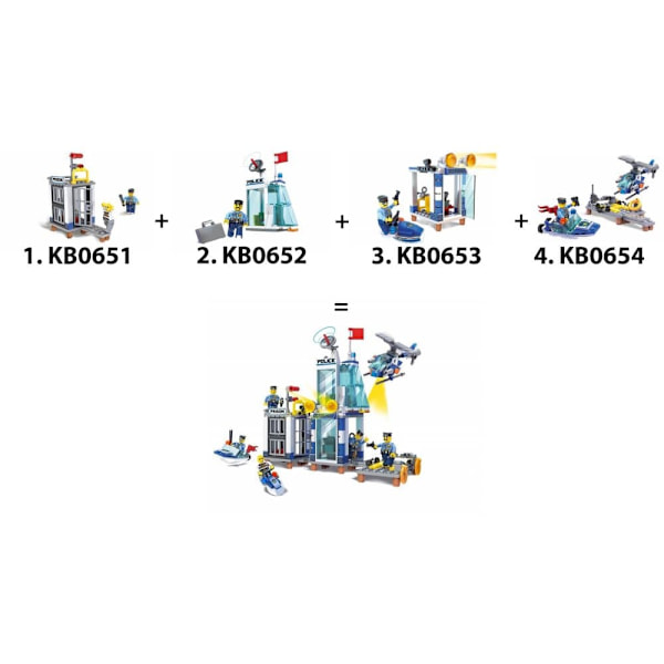 Blocki MyPolice Prison / KB0651 / Constructor with 78 parts / Age 6+