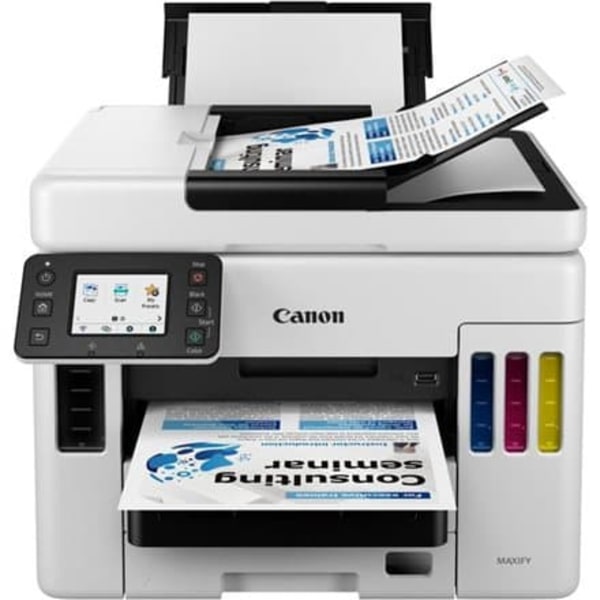 Canon MAXIFY GX7050 MegaTank Inkjet A4 600 x 1200 DPI Wi-Fi Sort, Hvid