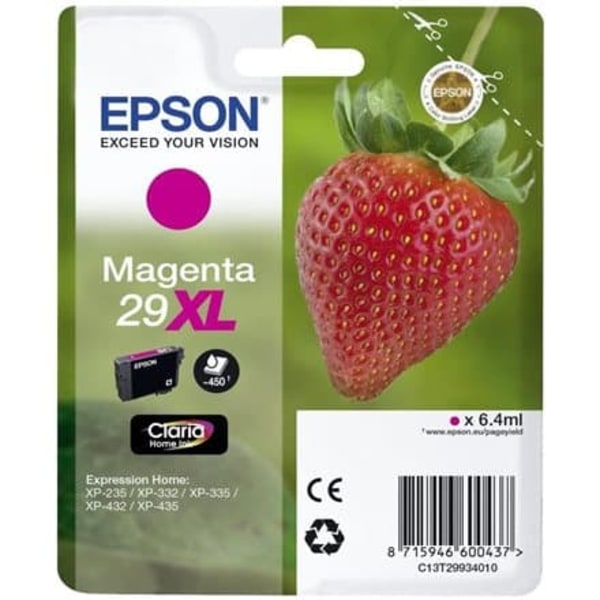 Epson 29XL Claria Home Ink | 450Pages | Magenta