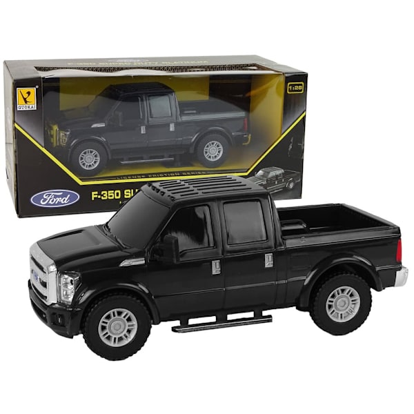 Ford F-350 Pick Up Friction Drive 1:28 Black