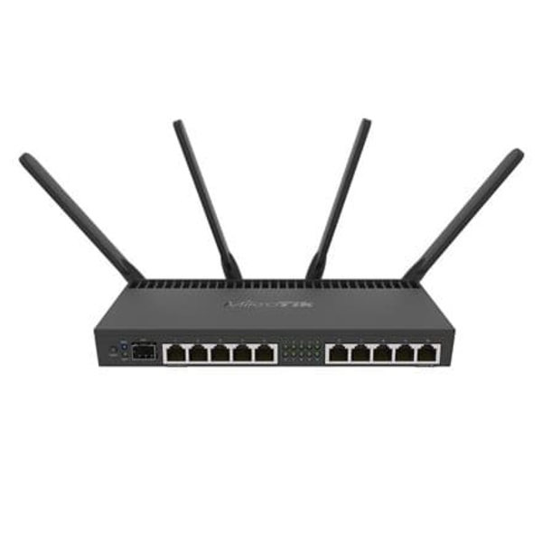 NET ROUTER 1000M 10PORT 1SFP+/RB4011IGS+5HACQ2HND-I MIKROTIK Sort