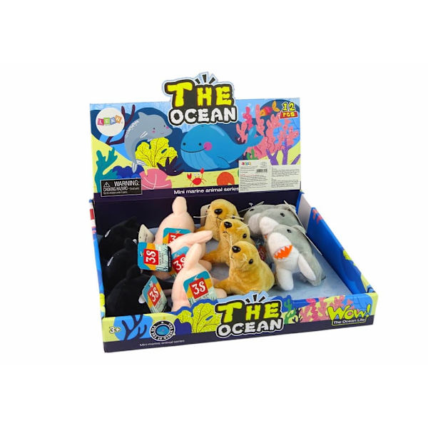 Mini Plush Sea Animals 4 Models