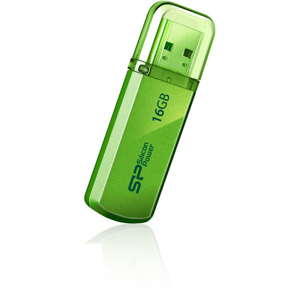 Silicon Power | Helios 101 | 16 GB | USB 2.0 | Green