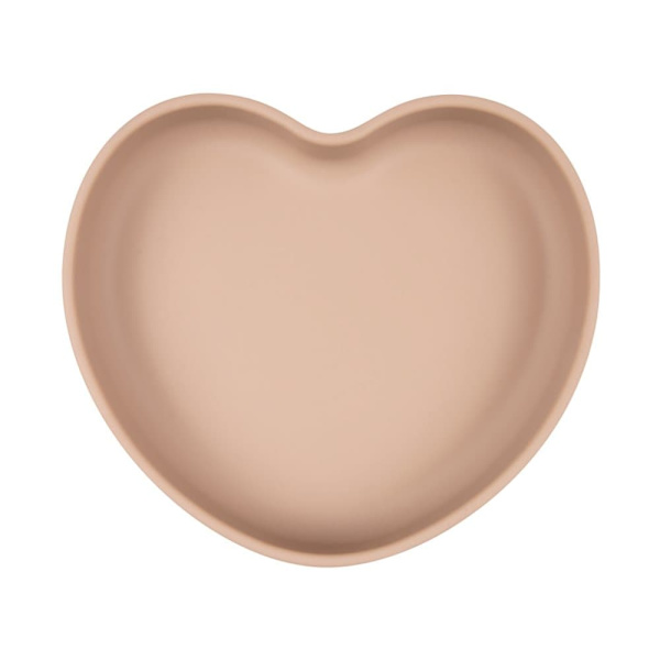 CANPOL BABIES Silicone suction plate HEART, 6m+, 80/309_bei