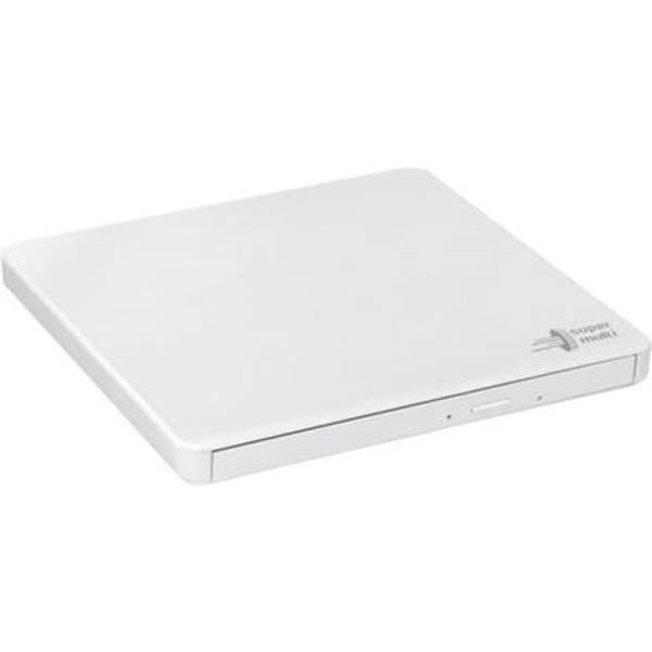 H.L Data Storage | Ultra Slim Portable DVD-Writer | GP60NW60 | Interface USB 2.0 | DVD±R/RW | CD read speed 24 x | CD write speed 24 x | White | Deskt