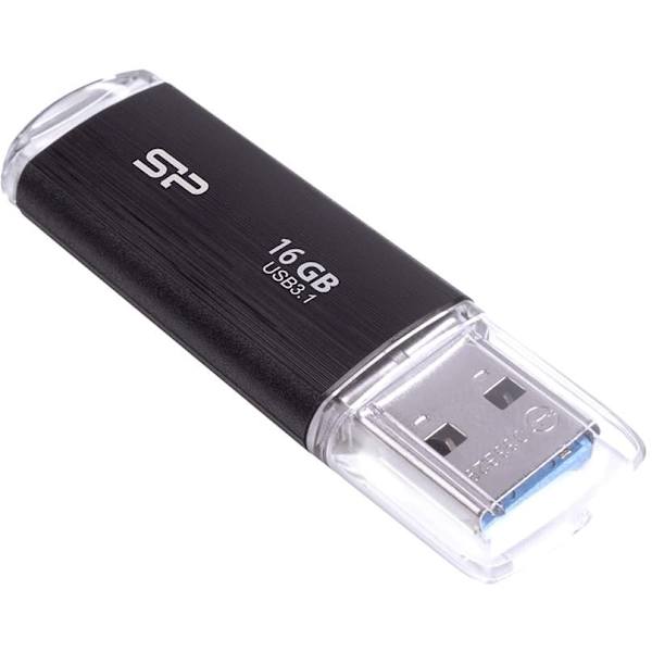 SILICON POWER Blaze B02 Pendrive USB flash drive 16 GB USB Type-A 3.2 Gen 1 (SP016GBUF3B02V1K) Black Sort