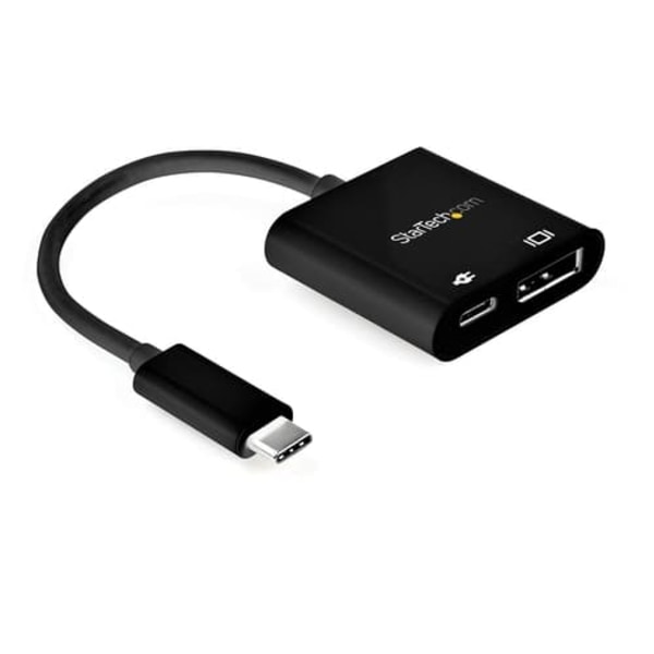 StarTech.com USB C to DisplayPort Adapter with 60W Power Delivery Pass-Through - 8K/4K USB Type-C to DP 1.4 Video Converter w/ Charging - USB / Displa Sort