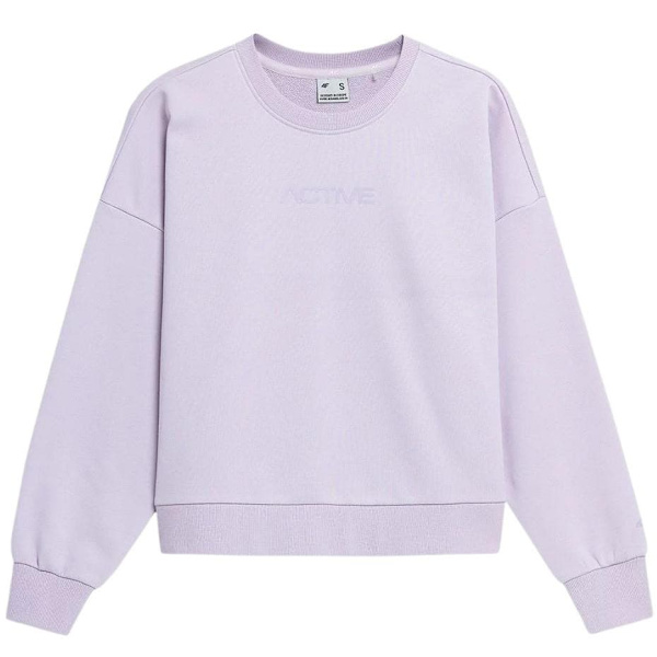 Women's sweatshirt 4F light purple H4L22 BLD023 52S XL