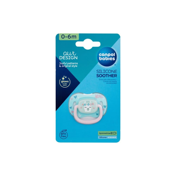 CANPOL BABIES Silicone Symmetrical Soother 0-6M, EXOTIC (lama), 34/920_lama