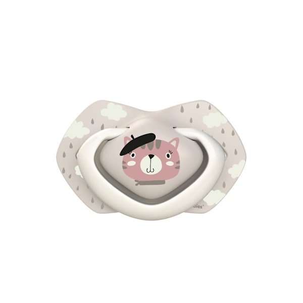 CANPOL BABIES silicone symmetrical soothers BONJOUR PARIS, 18m+,2 pcs,  22/649_pin