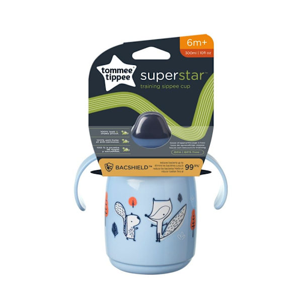 TOMMEE TIPPEE training cup SIPPEE, 6M+, 300ml, blue, 447822