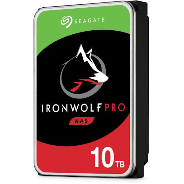 Seagate IronWolf Pro internal hard drive 10 TB 256 MB 3.5" Serial ATA III (ST10000NT001)