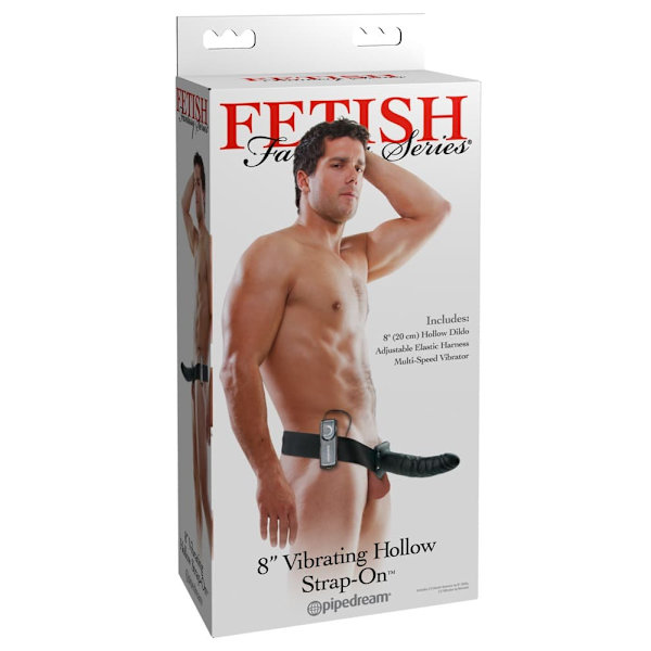 FFS 8" Hollow Strap-On Dark