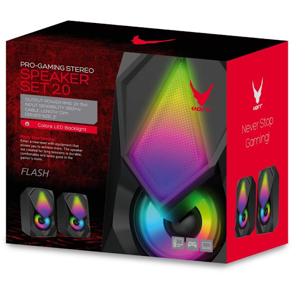 Omega speakers Varr Flash 2.0 VGSFB, black
