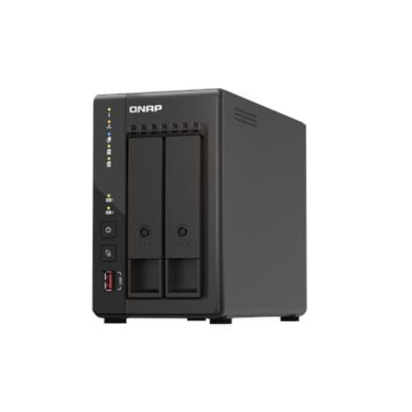 QNAP TS-253E NAS Tower Ethernet LAN Black J6412 Svart