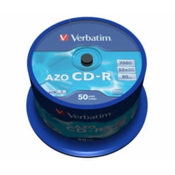 Matricas CD-R AZO Verbatim 700MB 52x Crystal