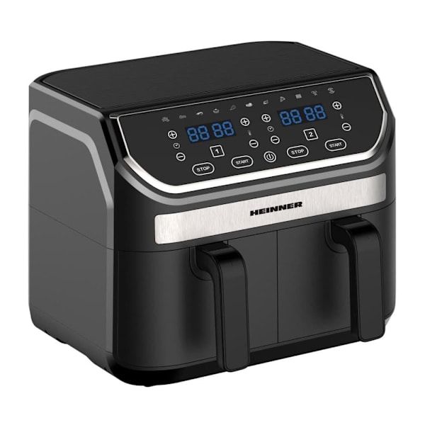 FRITEUZA DUBLA HEINNER HAF-KDB1700BK Sort