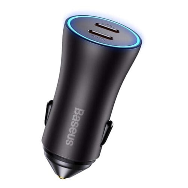 Baseus Pro Golden Contactor Car Charger 2x USB-C / 40W