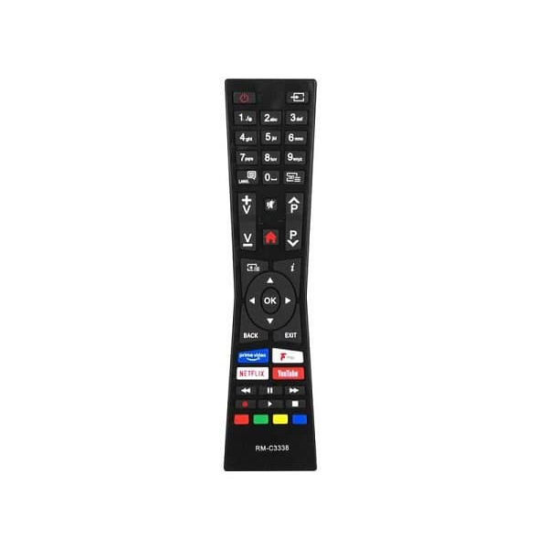 Lamex LXP3338 TV remote control TV LCD / LED JVC / VESTEL / HYUNDAI RM-C3338 NETFLIX / YOUTUBE / PRIME VIDEO