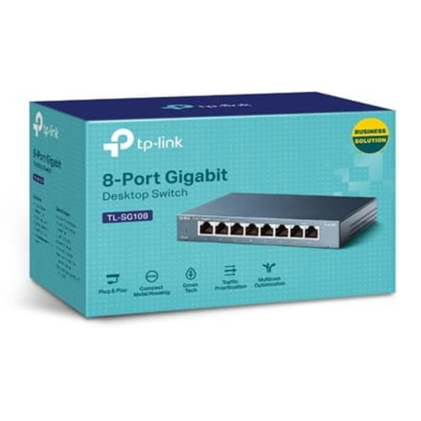 TP-Link 8-Port 10/100/1000Mbps Desktop Network Switch Sort