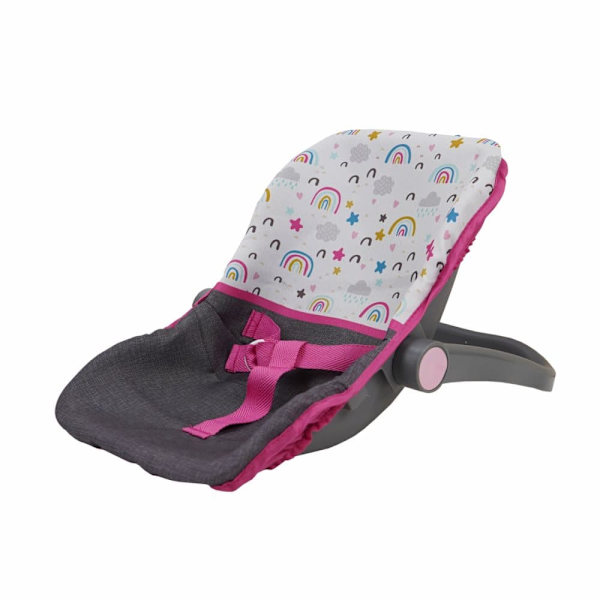 RAINBOW FUN Juno Doll Carseat, T-780021