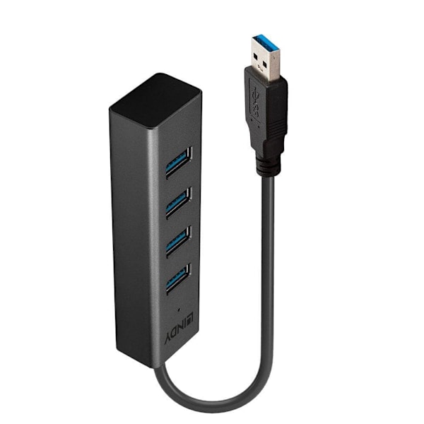 HUB USB Lindy 4 Port USB 3.0 "LY-43324" (timbru verde 0.18 lei)