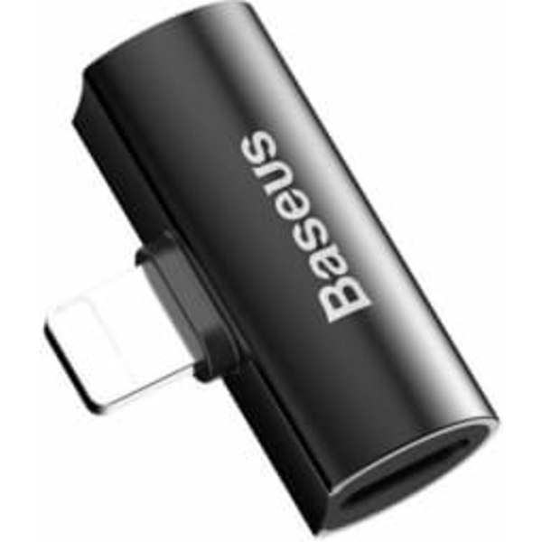 Adapteris Baseus Lightning  Male - Lightning Female Black