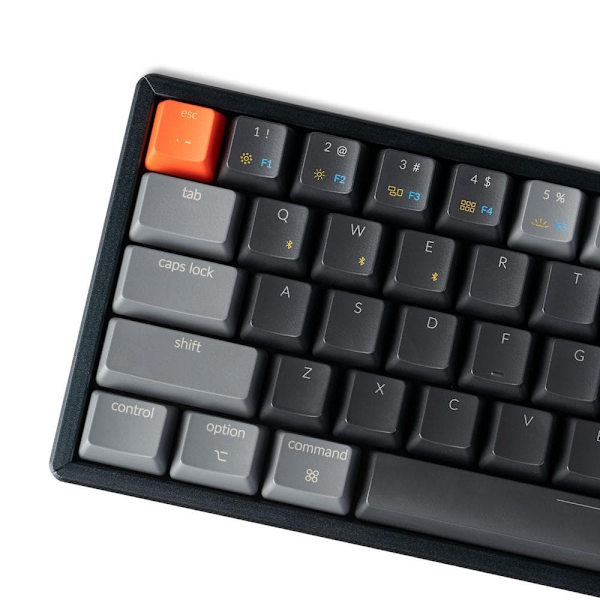 Mechanical Keyboard Keychron K12 Hot-Swappable 60% Gateron Brown White LED ABS