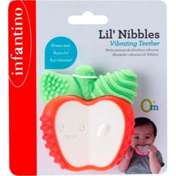 INFANTINO Lil´ nibbles vibrating teether- apple