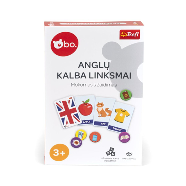 bo. Educational board game "English is fun" (In Lithuanian lang.)