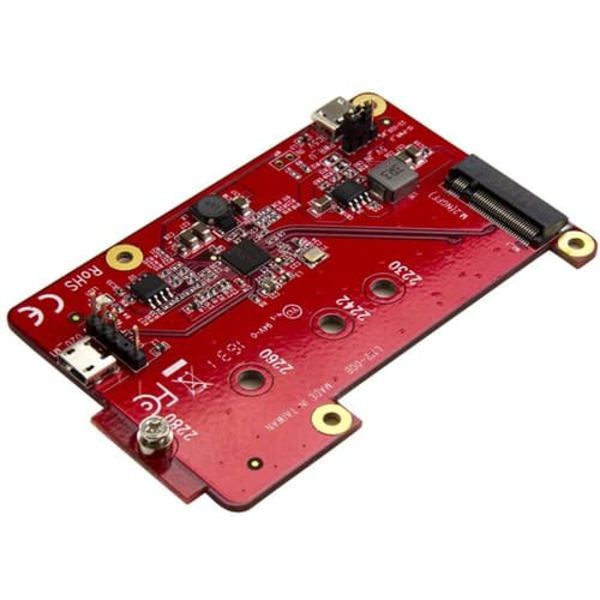 M.2 SATA RASPBERRY PI ADAPTER/FOR RASPBERRY PI AND DEV BOARDS Punainen