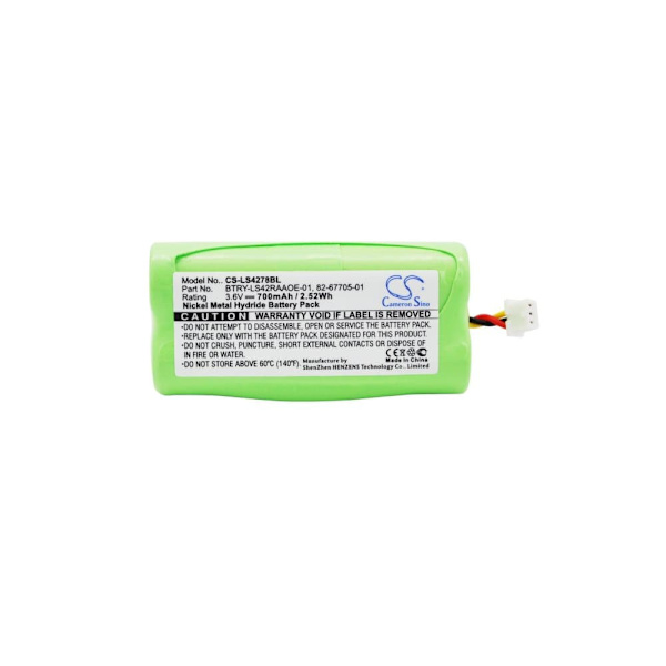 Camera Battery for  barcode scanner LS4278 SYMBOL  NiMH 3.6V 700mAh Cameron Sino
