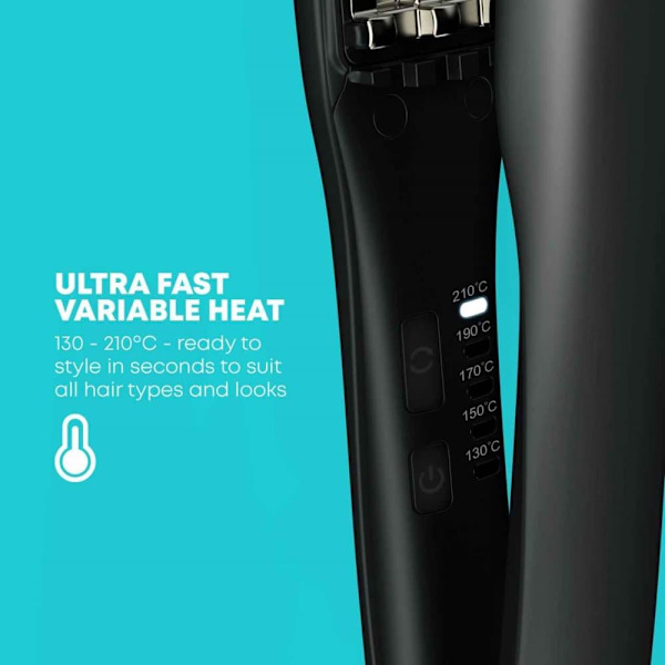 Progloss Volume and Lift | VL-2000-EU | Ceramic heating system | Ion conditioning | Barrel diameter 25 mm | Temperature (max) 210 °C | Black