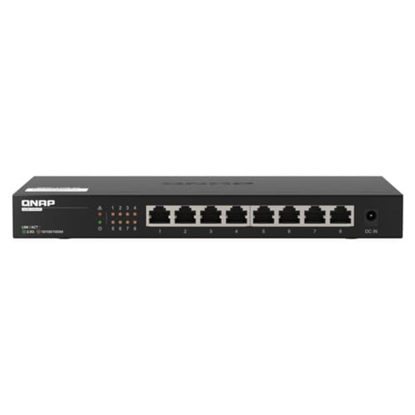 QNAP QSW-1108-8T - switch - 8 ports - unmanaged Sort