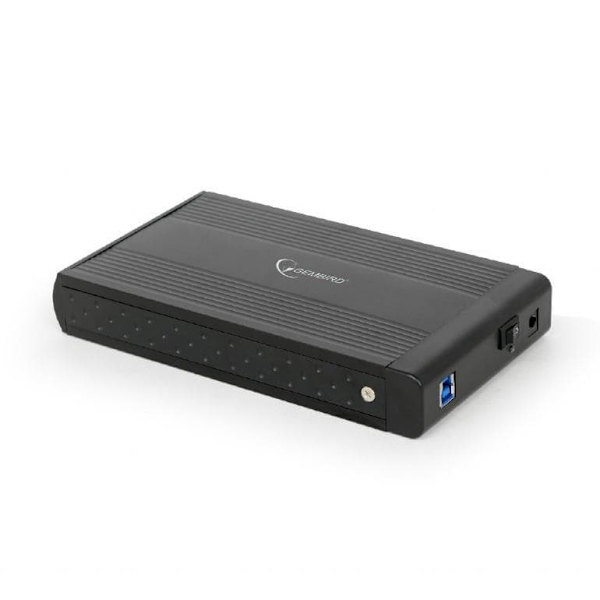Gembird EE3-U3S-3 storage drive enclosure HDD enclosure Black 3.5" Sort