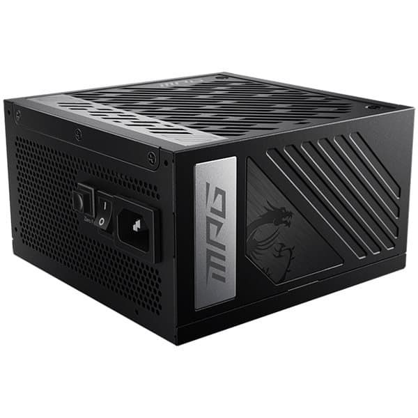 MSI MPG A850G PCIE5 power supply unit 850 W 24-pin ATX ATX Black Sort