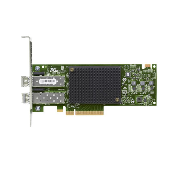 HPE SN1200E 16Gb Dual Port Fibre Channel Host Bus Adapter Svart, Grön