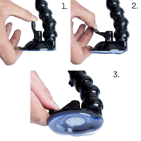 Hurtel suction cup mount for GoPro/DJI/Insta360/SJCam/Eken